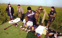 no a caccia e bracconaggio