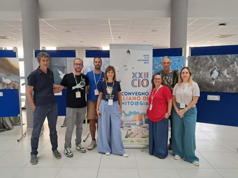 Lo staff della Lipu presente al Congresso ornitologico 2025
