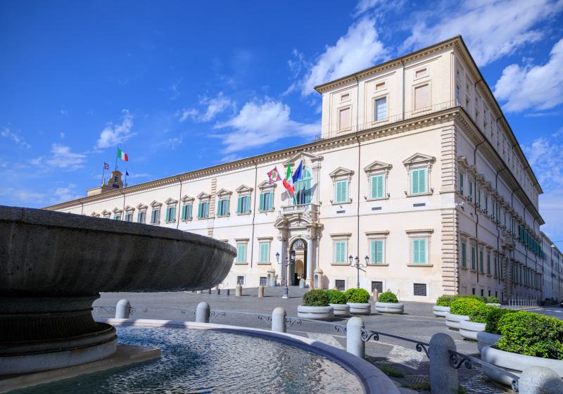 Il Palazzo del Quirinale a Roma