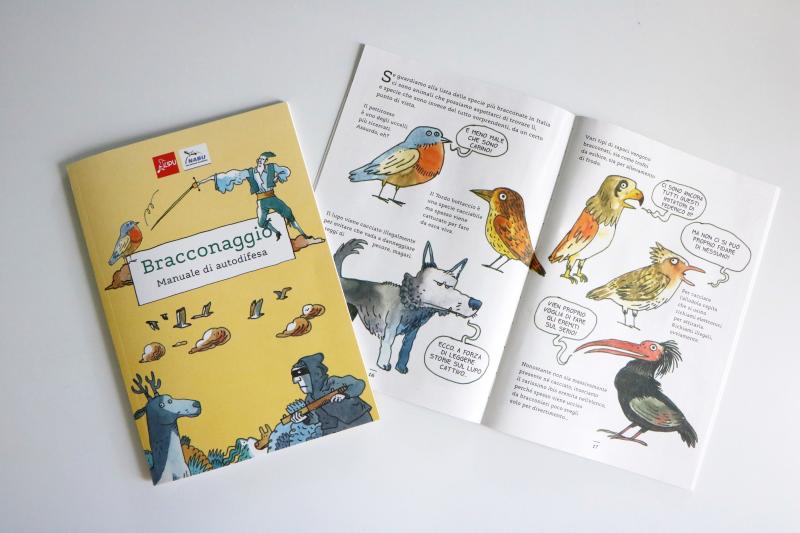 Il fumetto sul bracconaggio della Lipu