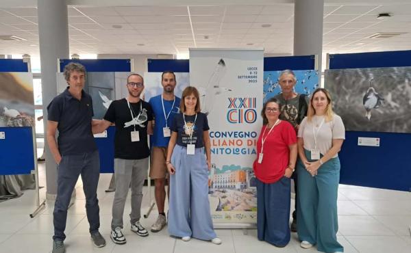 Lo staff della Lipu presente al Congresso ornitologico 2025