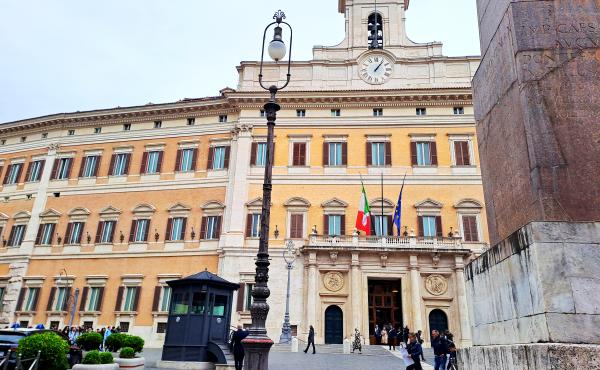 La sede della Camera dei Deputati a Roma