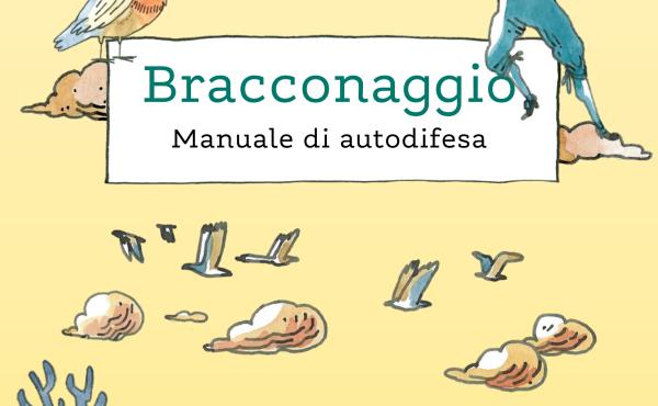 La copertina del fumetto "Bracconaggio, Manuale di autodifesa"